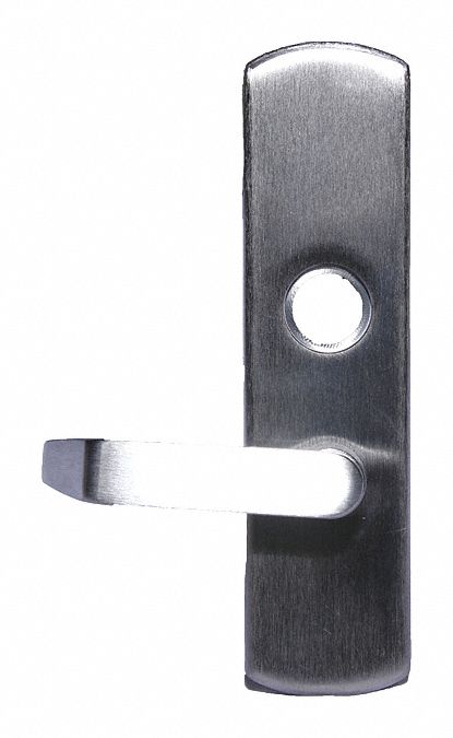 Mechanical Exit Device Trim: 48 in Max Door Wd, Chrome