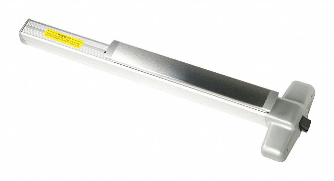 Exit Device: 3 ft Max Door Wd, Aluminum