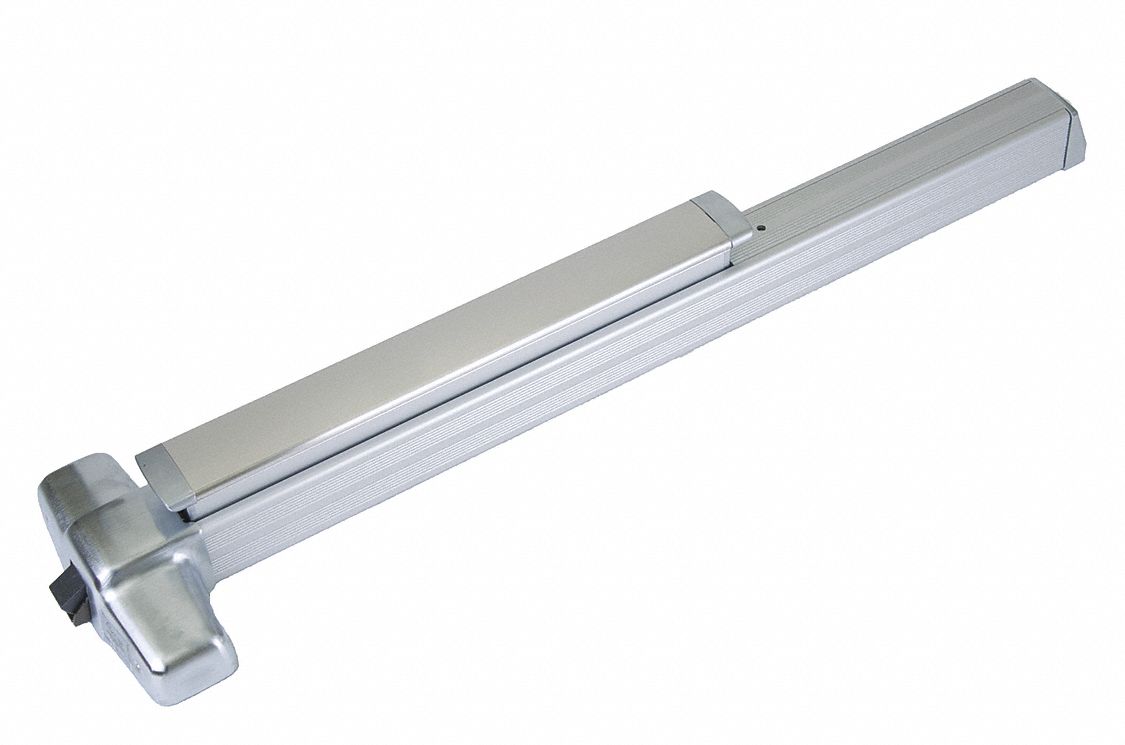 Exit Device: 3 ft Max Door Wd, Chrome