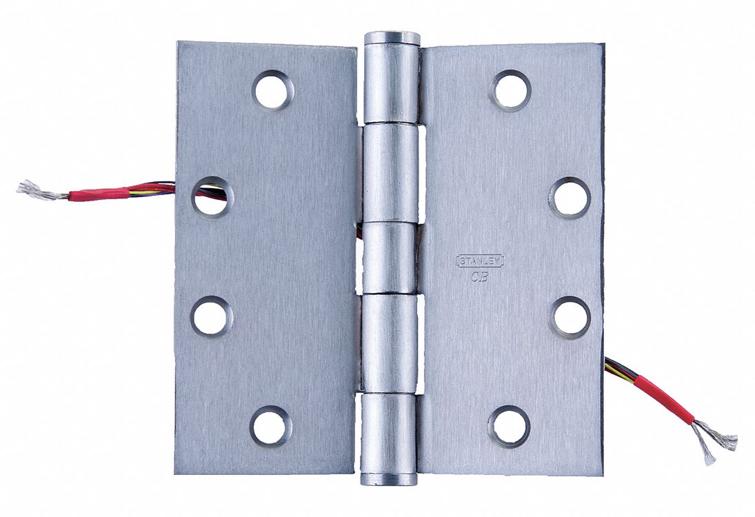 Electrified Door Hinge with Concealed Bearing