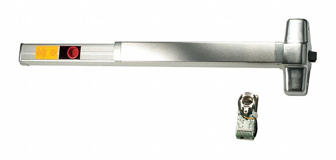 Exit Device: 4 ft Max Door Wd, Chrome