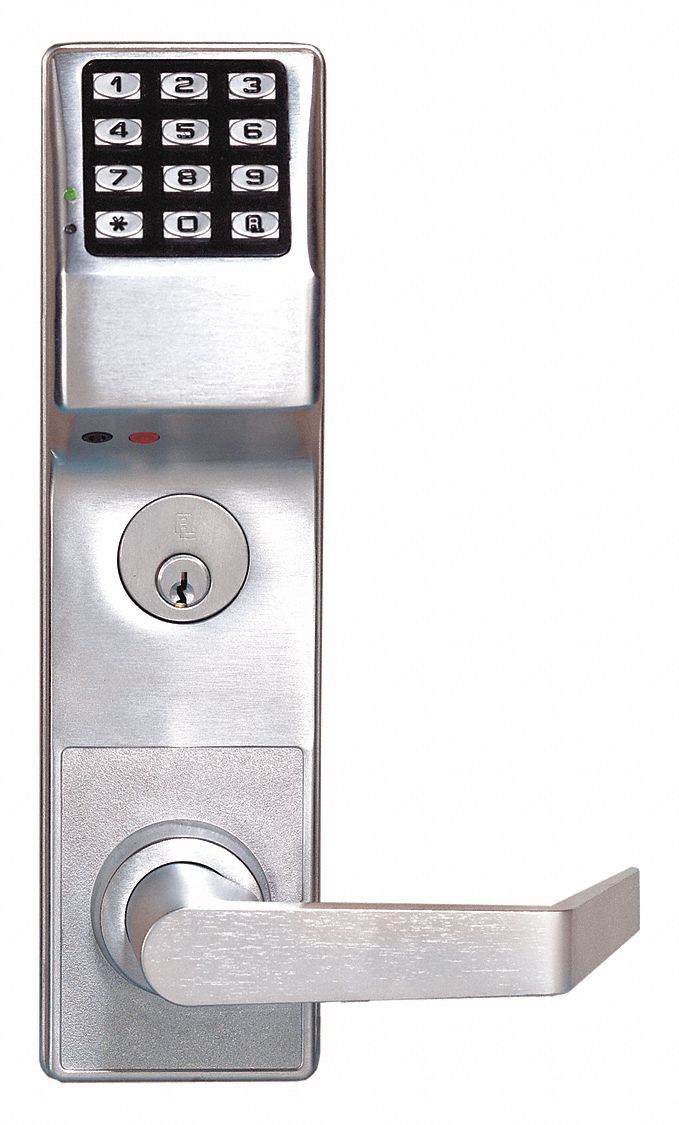 Electronic Keyless Lock: Proximity and Keypad, ADA Compliant, Chrome
