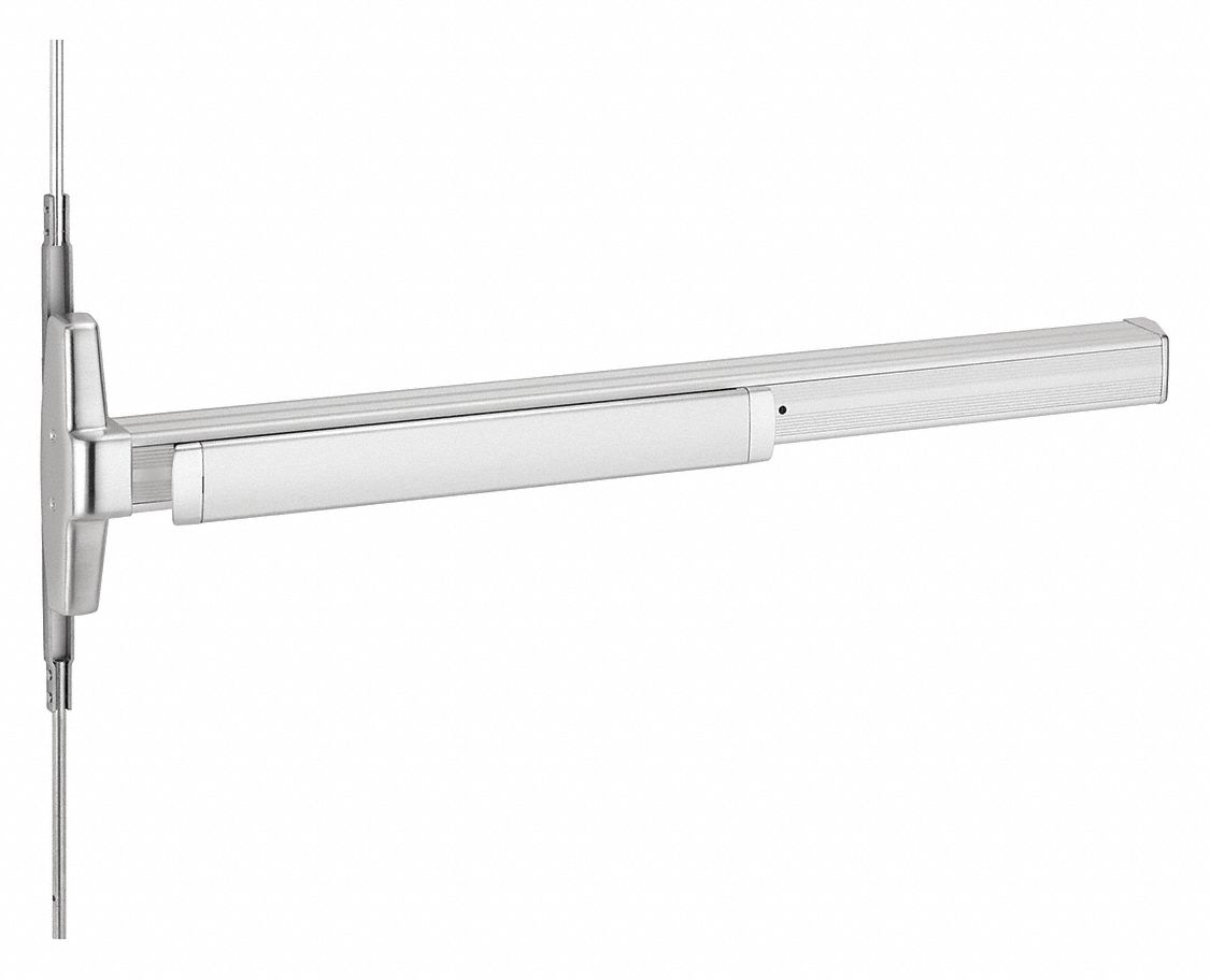 VON DUPRIN, 3 ft Max Door Wd, Chrome, Concealed Vertical Rod - 28XW94 ...