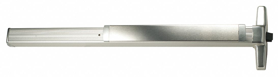 Exit Device: 3 ft Max Door Wd, Aluminum