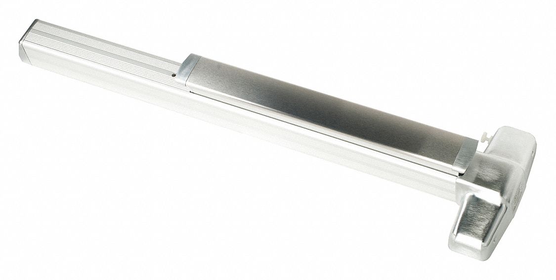 Exit Device: Mortise, 3 ft Max Door Wd, Aluminum