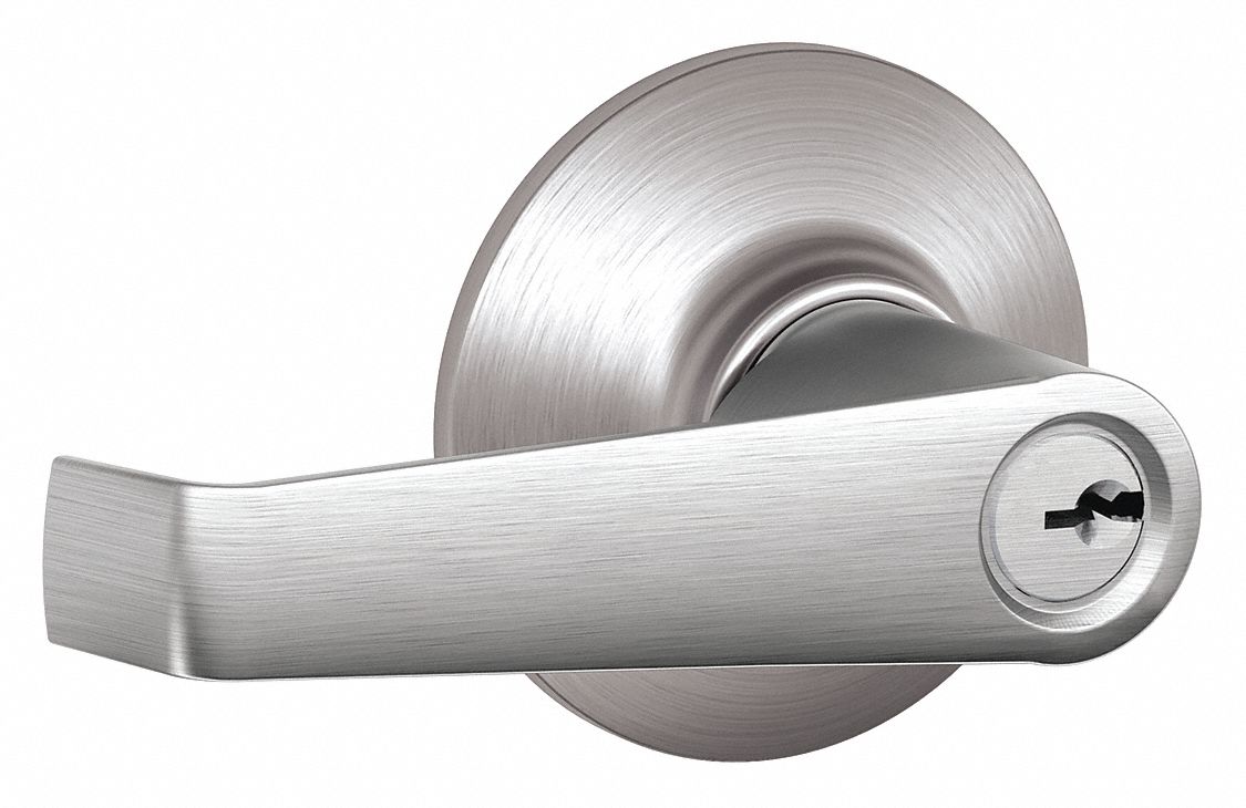 Door Lockset: Office Lever Locksets, Chrome