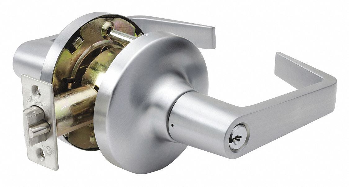 Lever Lockset Mechanical Entrance Grd. 1