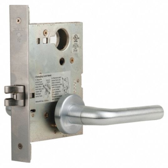 SCHLAGE Schlage Mortise Passage Lockset: Grade Not Graded, Mechanical