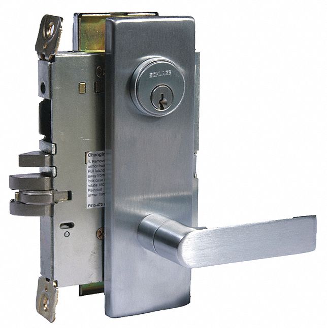 Door Lockset: Storeroom Lever Locksets, Chrome