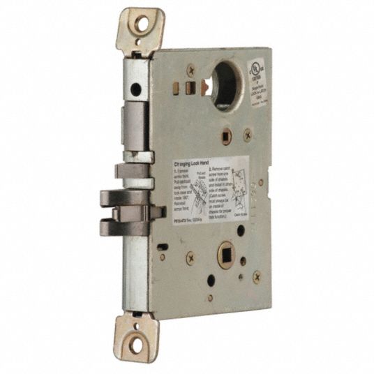 Schlage Series Schlage Series Mortise Locks Satin Stainless Steel Right-Handed Keyed Entry | L9453LB RH 134