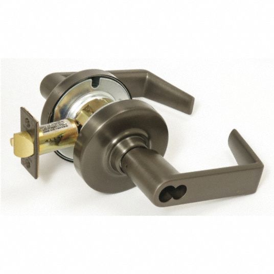 SCHLAGE, Office Lever Locksets, Bronze, Door Lockset - 28XZ38|ND53JD ...