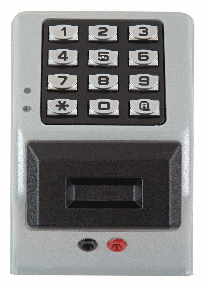28XZ97 - Access Keypad 3-3/16 in W Metalic Silver