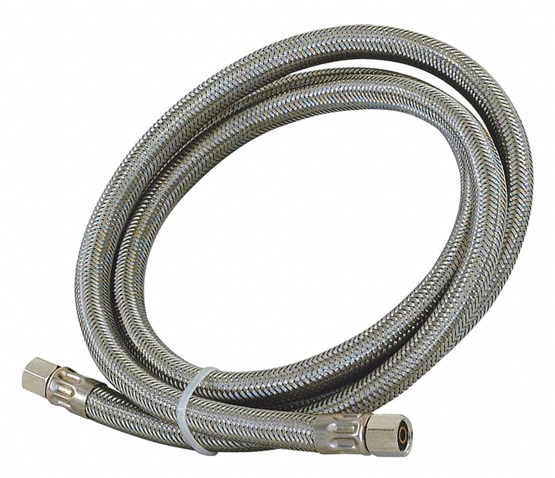Stainless Steel Icemaker Hose,6 ft.