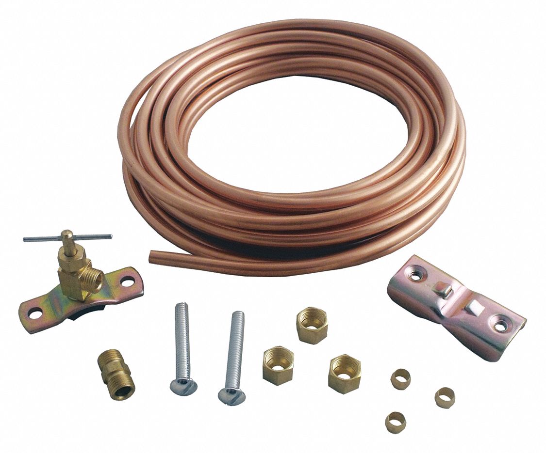 COPPER TUBING KIT,PLASTIC/METAL