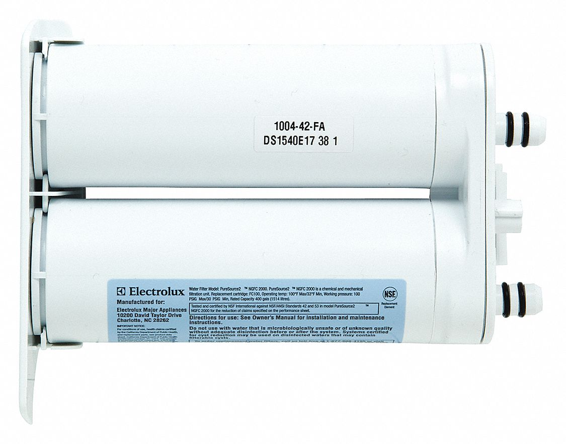 Quick-Connect Water Filter: 0.5 gpm, 200 gal, Carbon