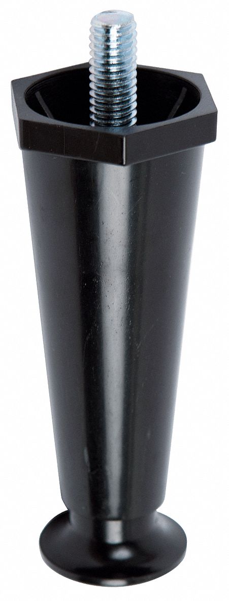 Leg,4",Black Plastic Foot: For 24-CET-1
