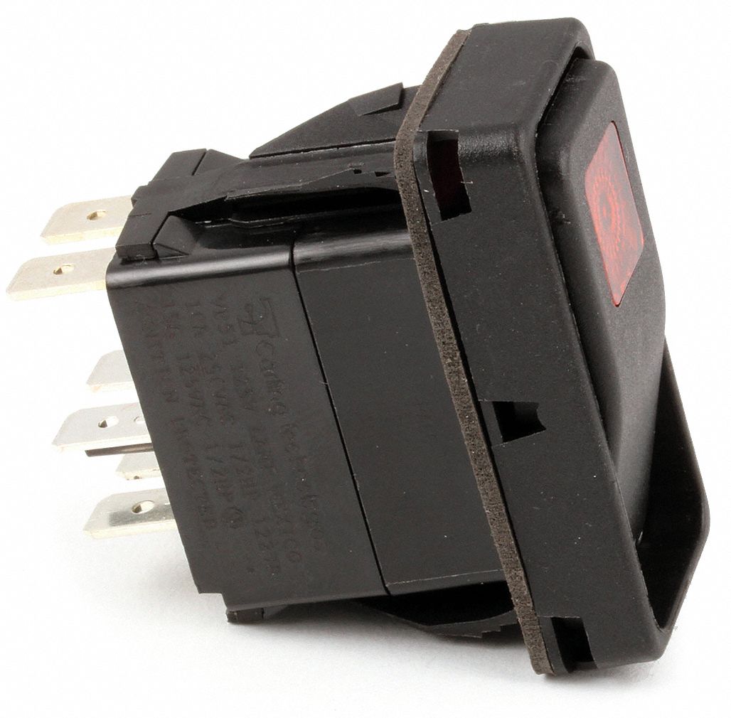 Switch, Rocker, DPDT,