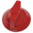Knob,Control Red W/Set Screw,  Fits Brand Vulcan Hart