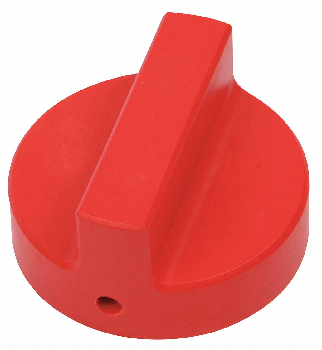 Red Plastic Vulcan Hart Gas Valve Knob 