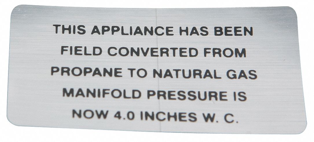 Plate,Propane To Natural Gas: Fits Vulcan Hart Brand