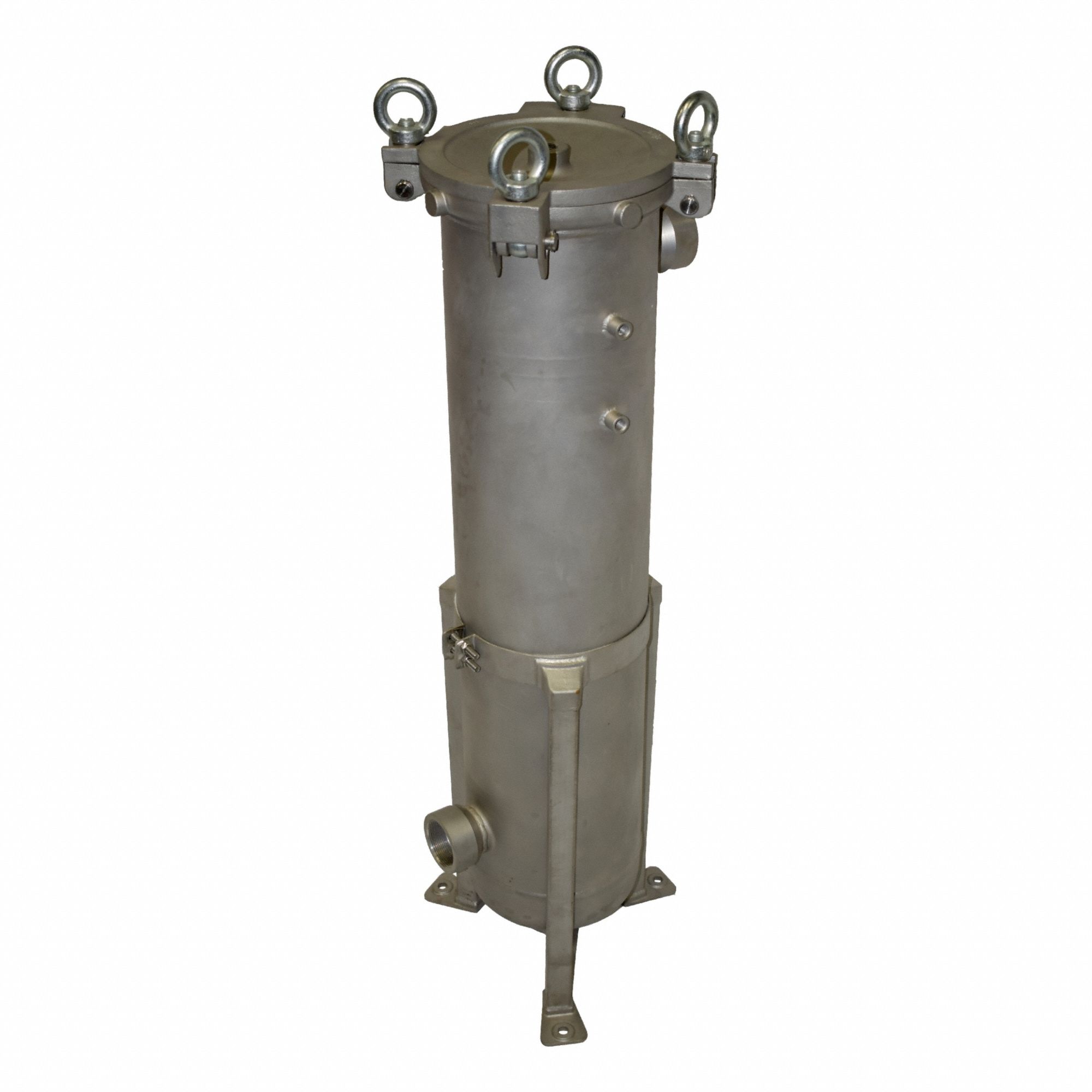 Filter Housing: 304 Stainless Steel, Bag Trade Size 2, 2 in, Flanged, 200 gpm