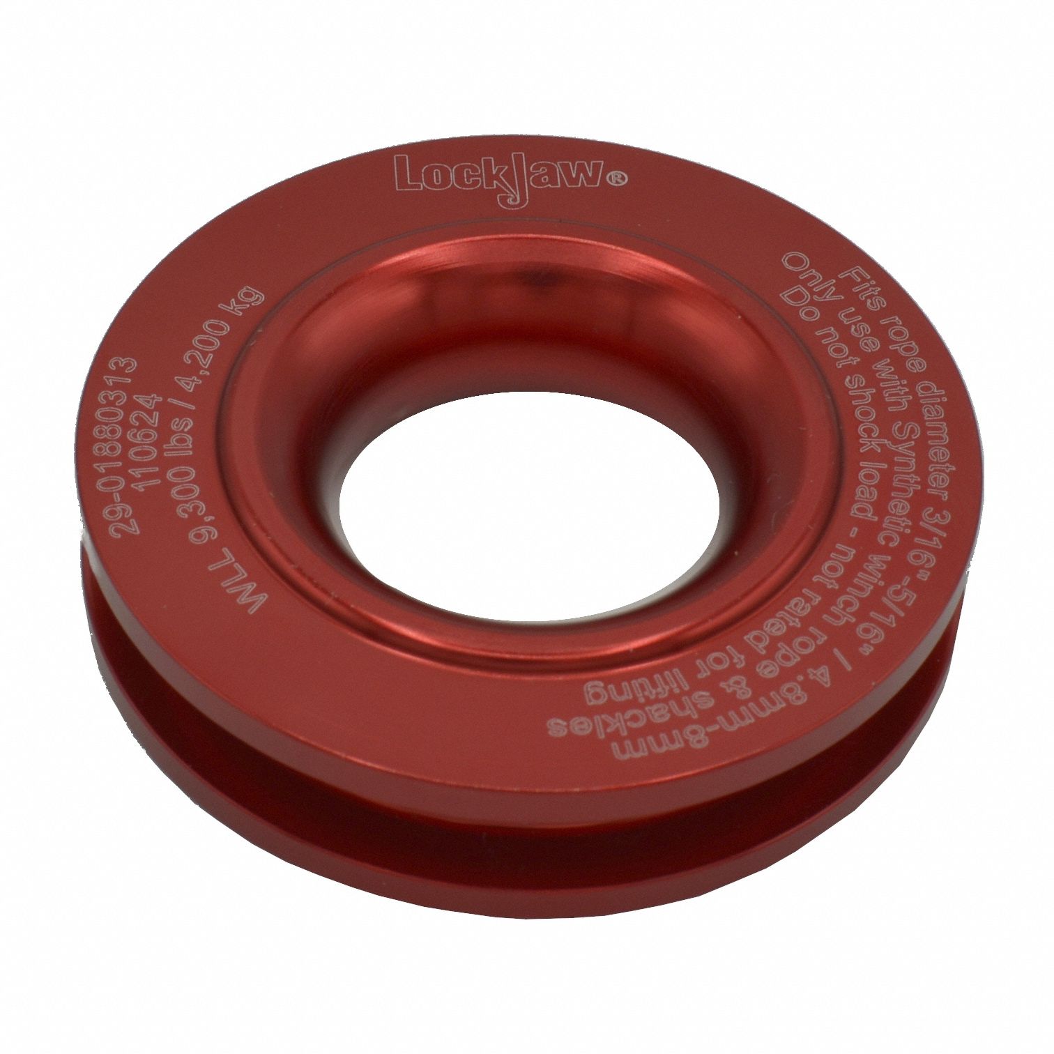Recovery Ring: 0.31 in Overall Wd, Synthetic Shackles/Synthetic Winch Lines