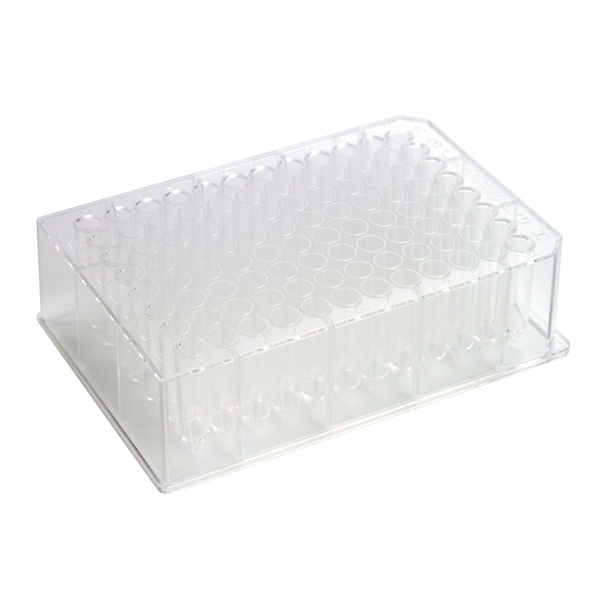 96-Deep Well Plates: Non-Sterile, 96 Wells, 1 mL, 86 mm Dia, Square, Polystyrene
