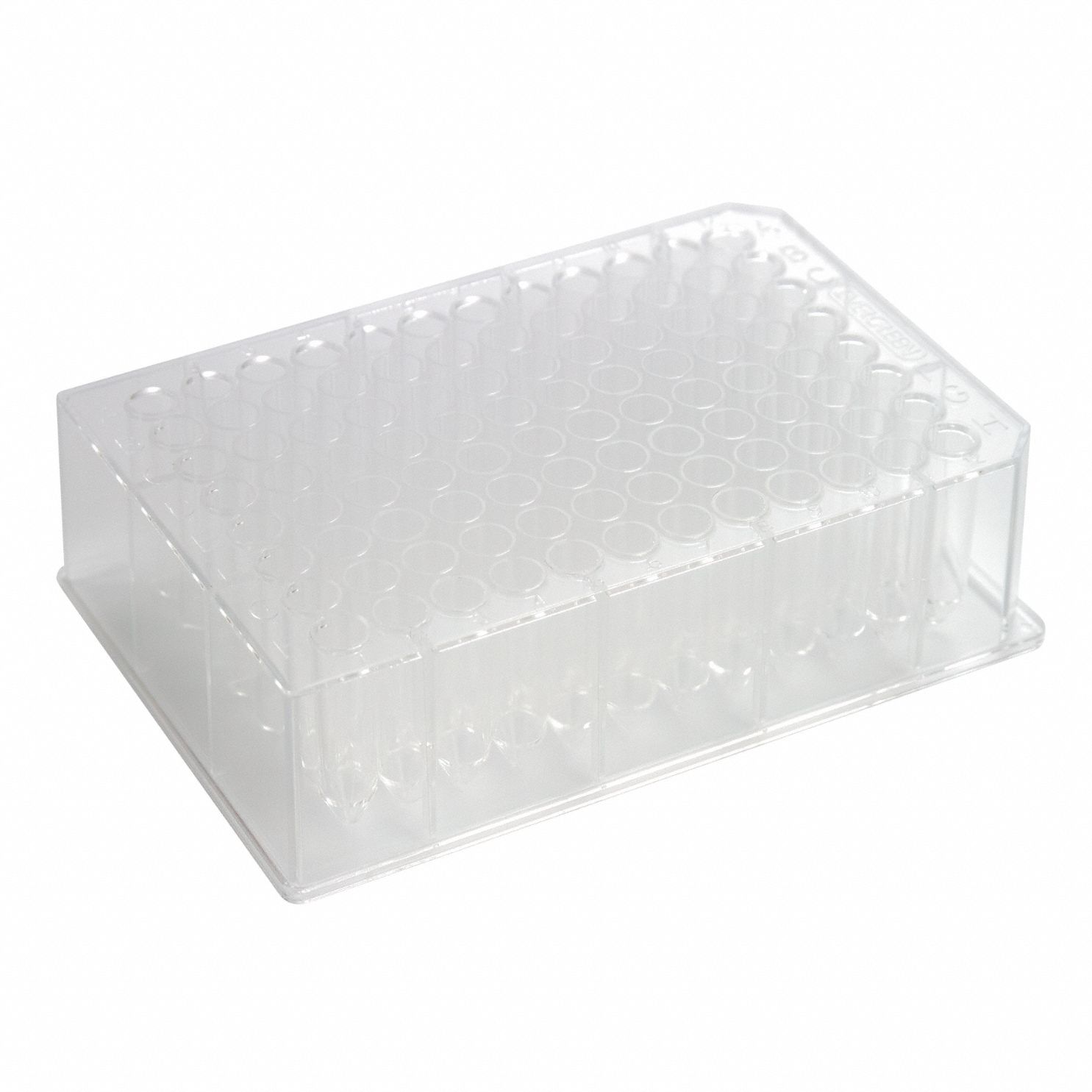 96-Deep Well Plates: Non-Sterile, 96 Wells, 1 mL, 86 mm Dia, Square, Polypropylene Copolymer