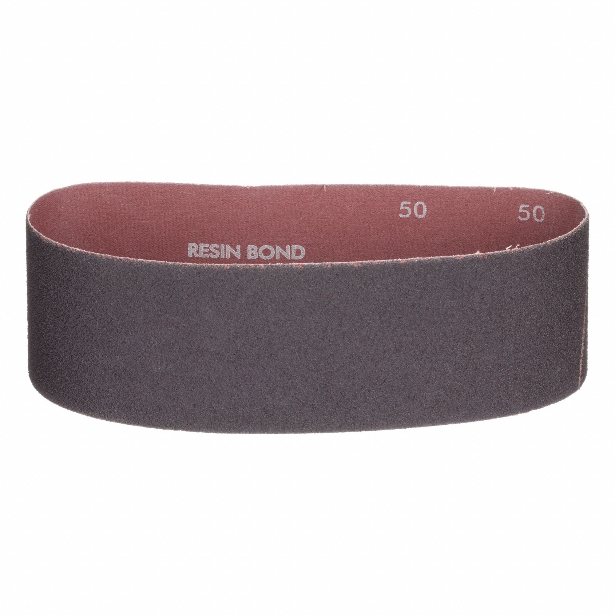 Sanding Belt: 3 in W x 21 in L, Aluminum Oxide, 50 Grit, X Wt Cotton Backing, 5 PK