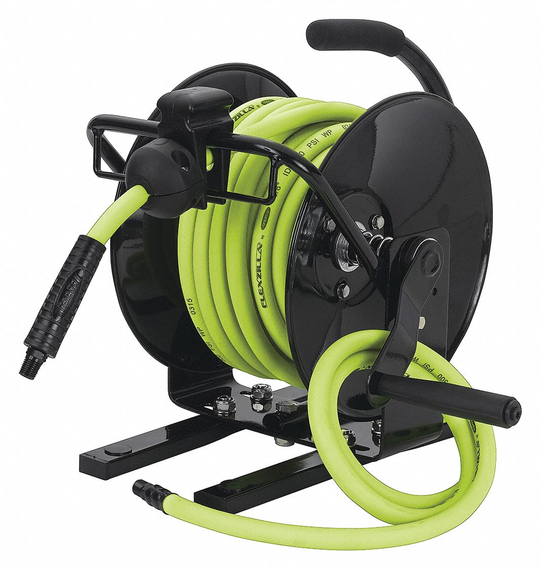 FLEXZILLA, Prtbl Manual Air Hose Reel,3/8" x 50 ft. 290G33L8651FZ