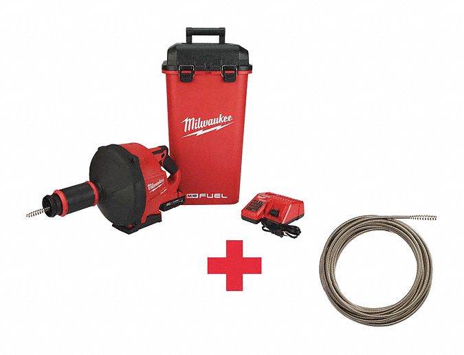 Drain Gun Kit, Battery Included, 18.0V