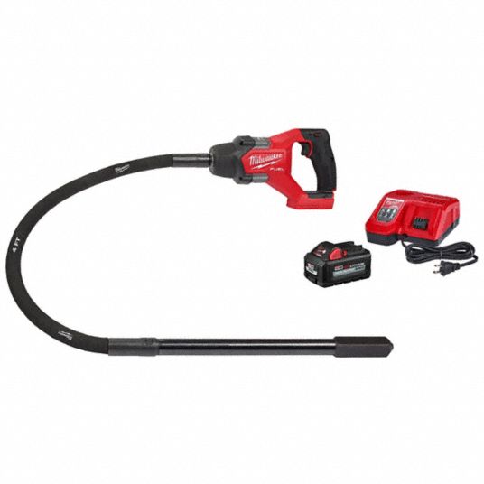 Milwaukee, Handheld, 18v Dc, Concrete Vibrator Kit - 794jm6