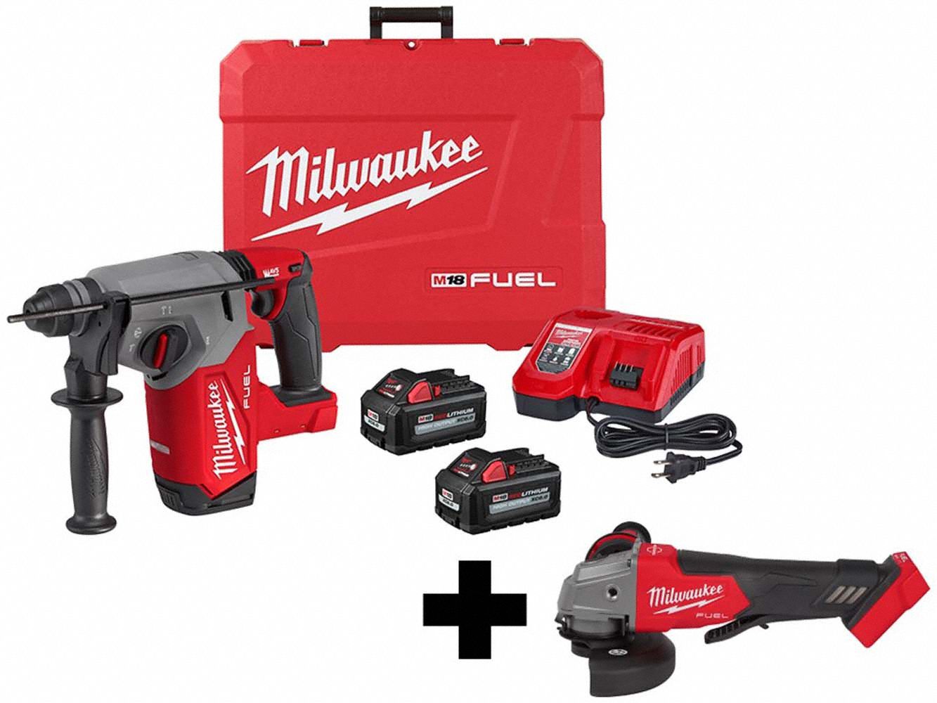 M18 1" SDS+ Rotary Hmer,  Braking Grinder