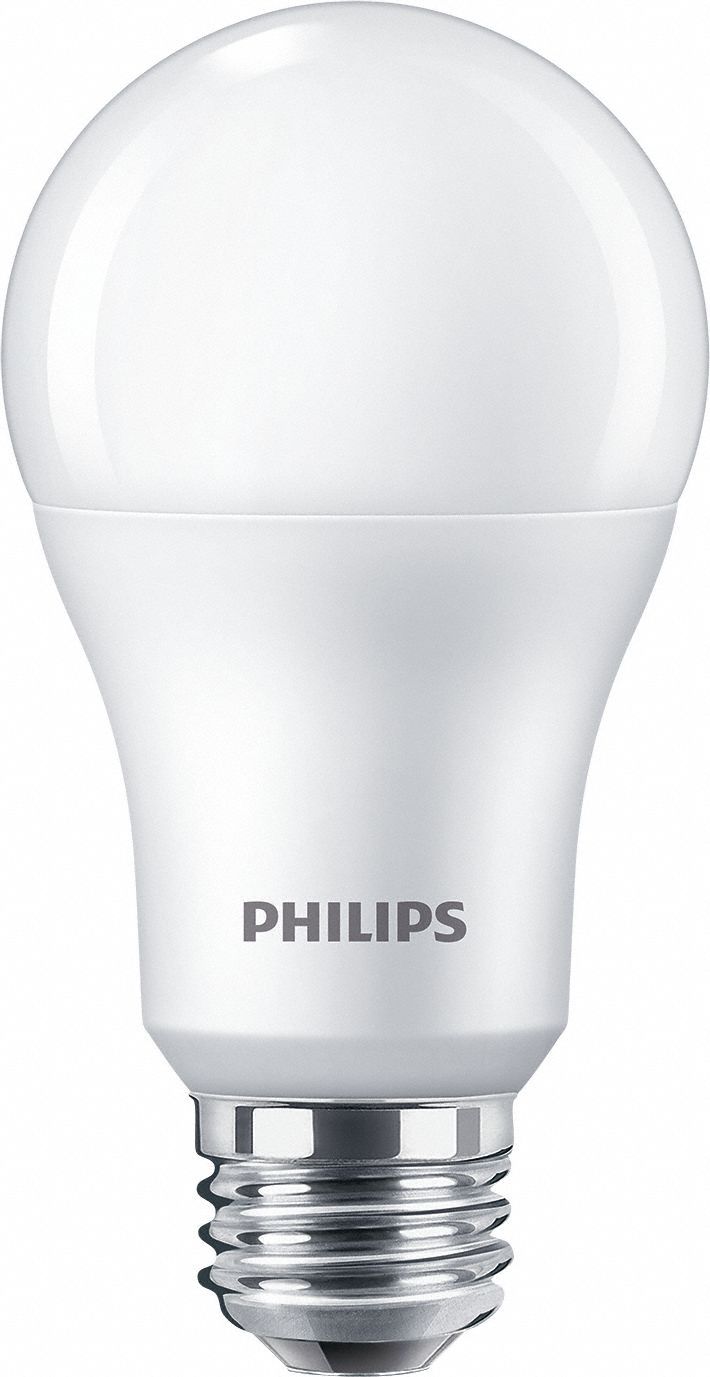 Compact LED Bulb: Medium Screw (E26), LED, (A) Classic, A19, 14 W Watt, 3000K, Frosted, 120V