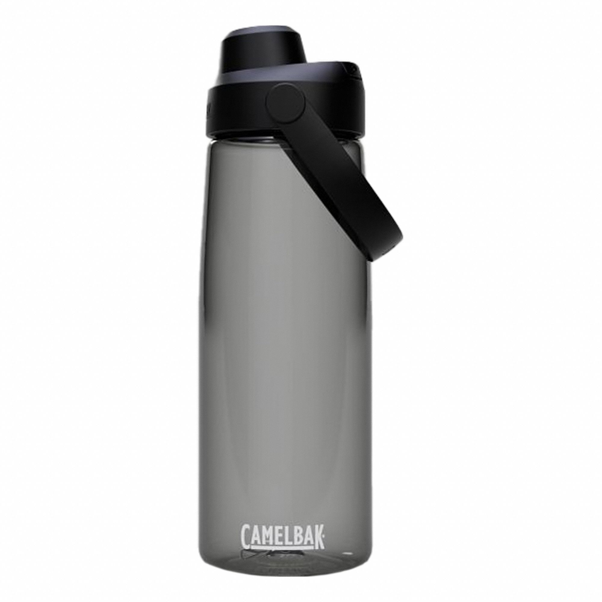 Bottle: 25 oz Capacity, Gray, Tritan™, Not BPA-Free, 7 in Overall Ht, 3 1/2 in Overall Dia