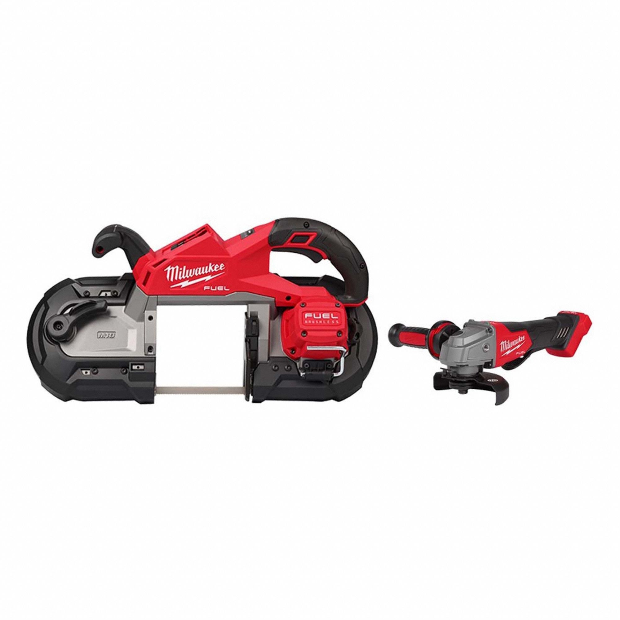 Band Saw and Grinder: 2 Tools, Braking Grinder/Portable Band Saw, 18 V DC Volt, Tool Only