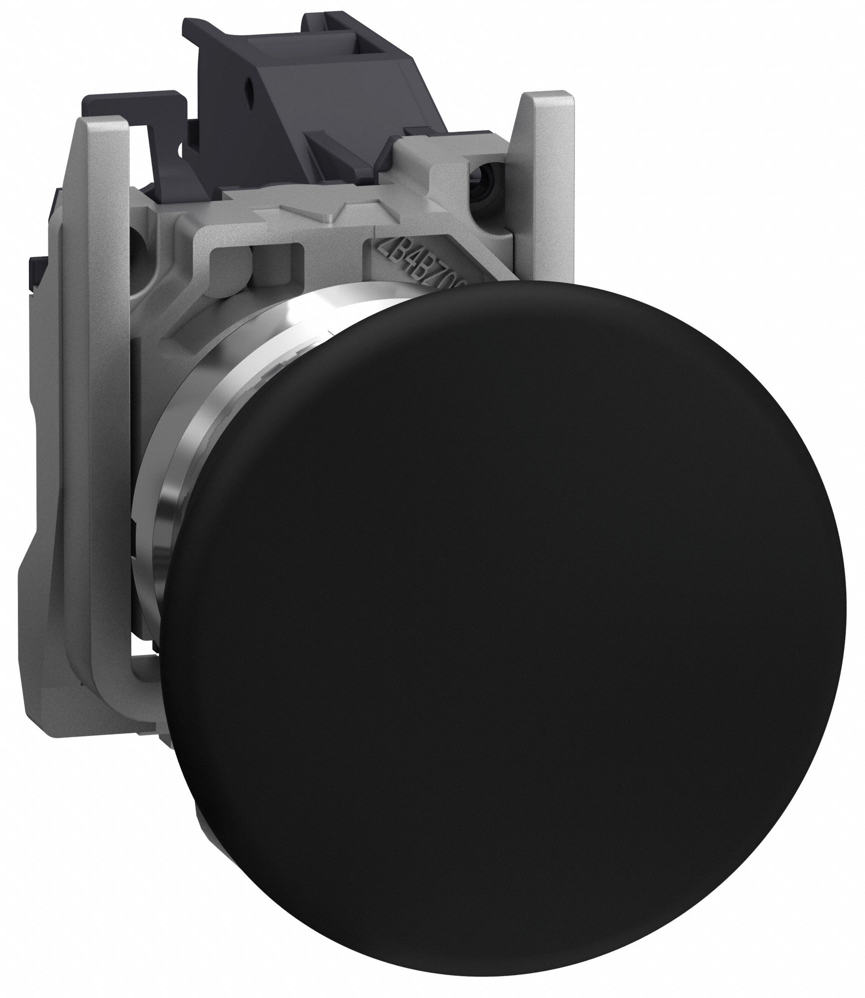 Mushroom Head Push Button: 22 mm, Metallic, Mushroom Head Profile, 1NO