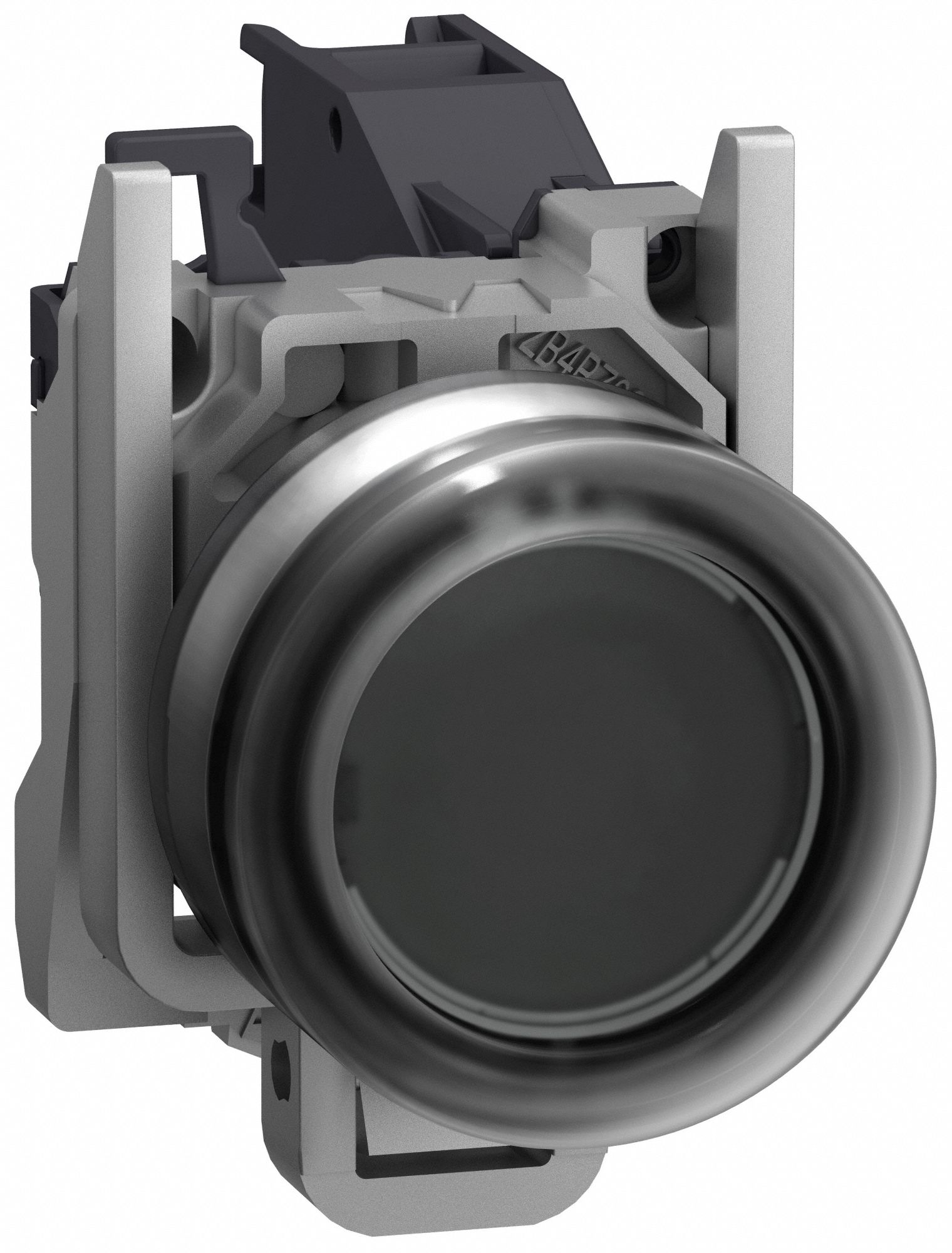 Flush Push Button Operator: 22 mm, Metallic, Flush Profile, 1NO