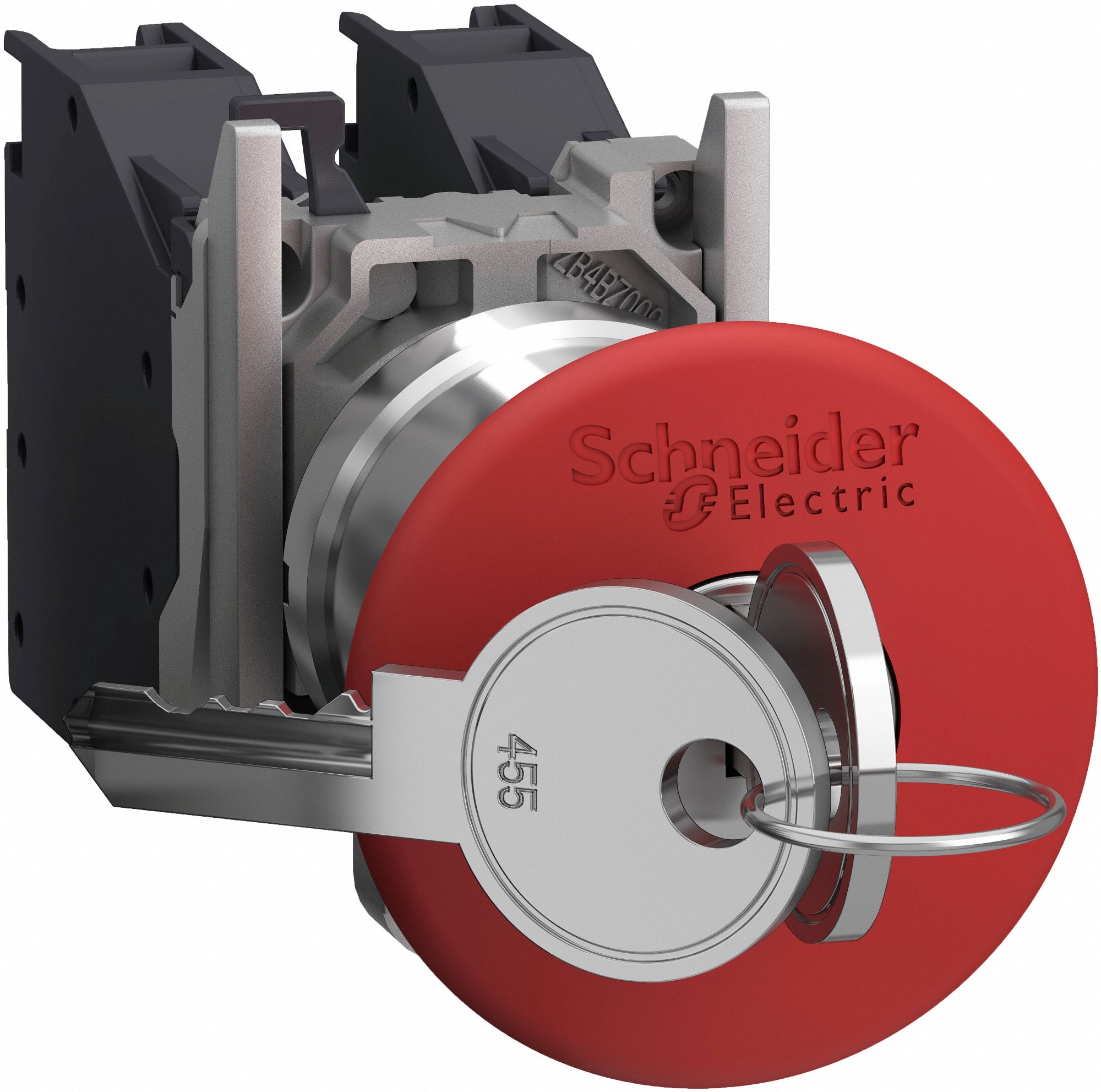 EmergncyStpPushButtn, NonIllm, Red, 1NO/1NC