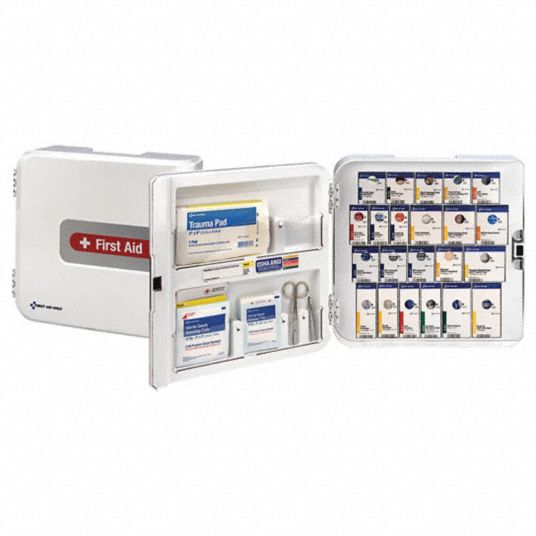 FIRST AID ONLY, 213 Components, ANSI/ISEA Z308.1-2021, First Aid Kit ...