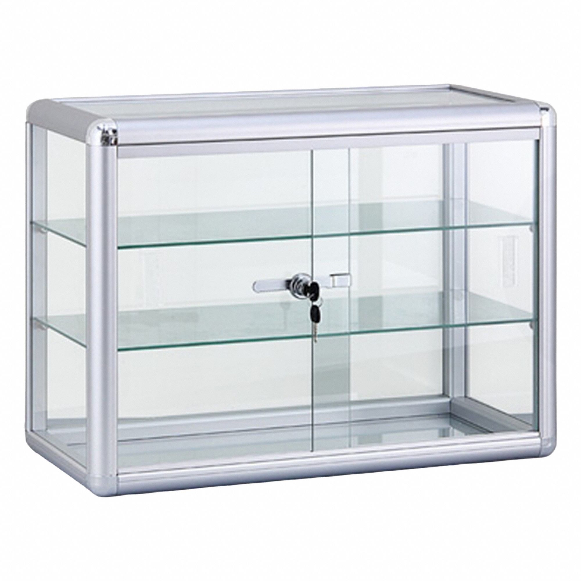 Counter Display Case, Gray, Countertop Display Case - 406PG2|29359 ...