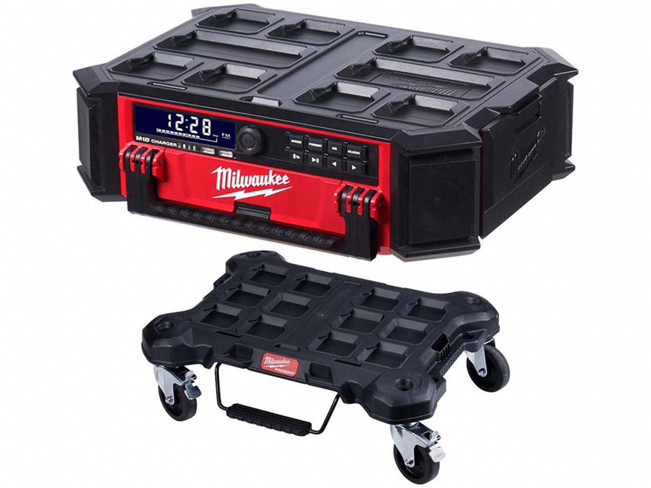 M18 PACKOUT Radio + PACKOUT Dolly