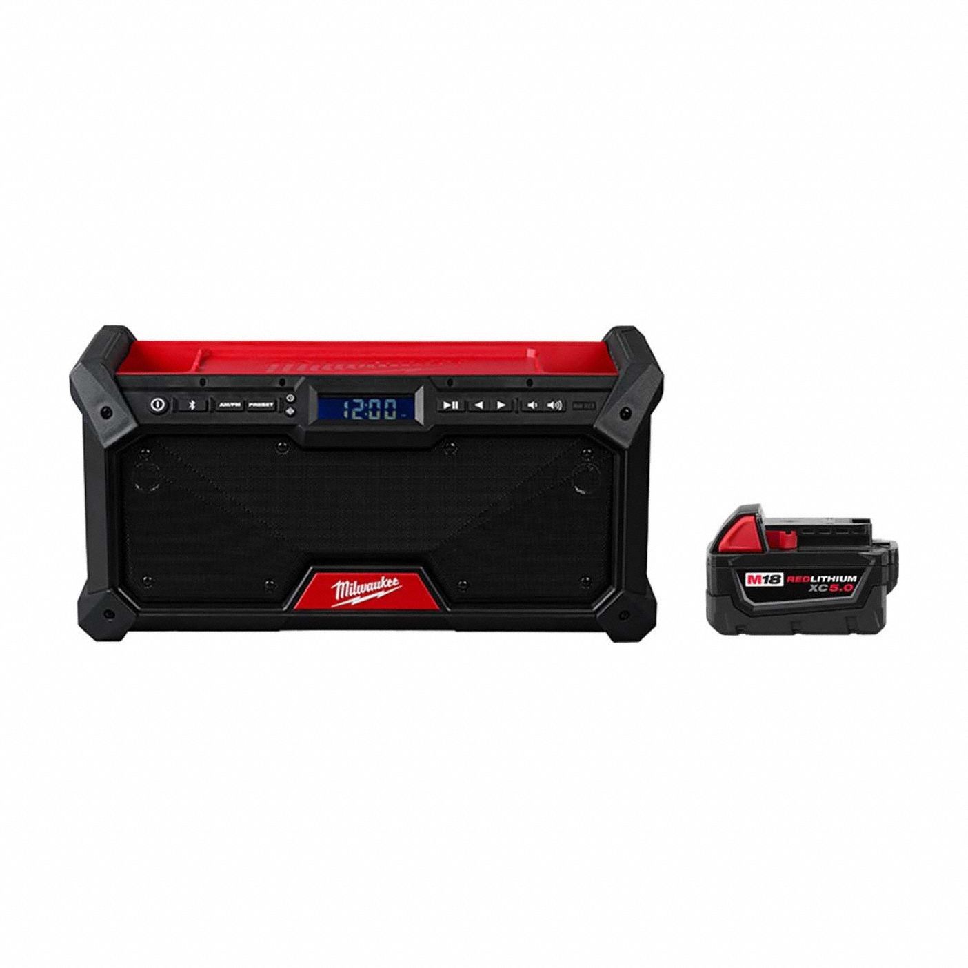 Radio Kit: Radio Kit, M18™, AM/FM/Bluetooth®, UL Listed, USB, 18V DC
