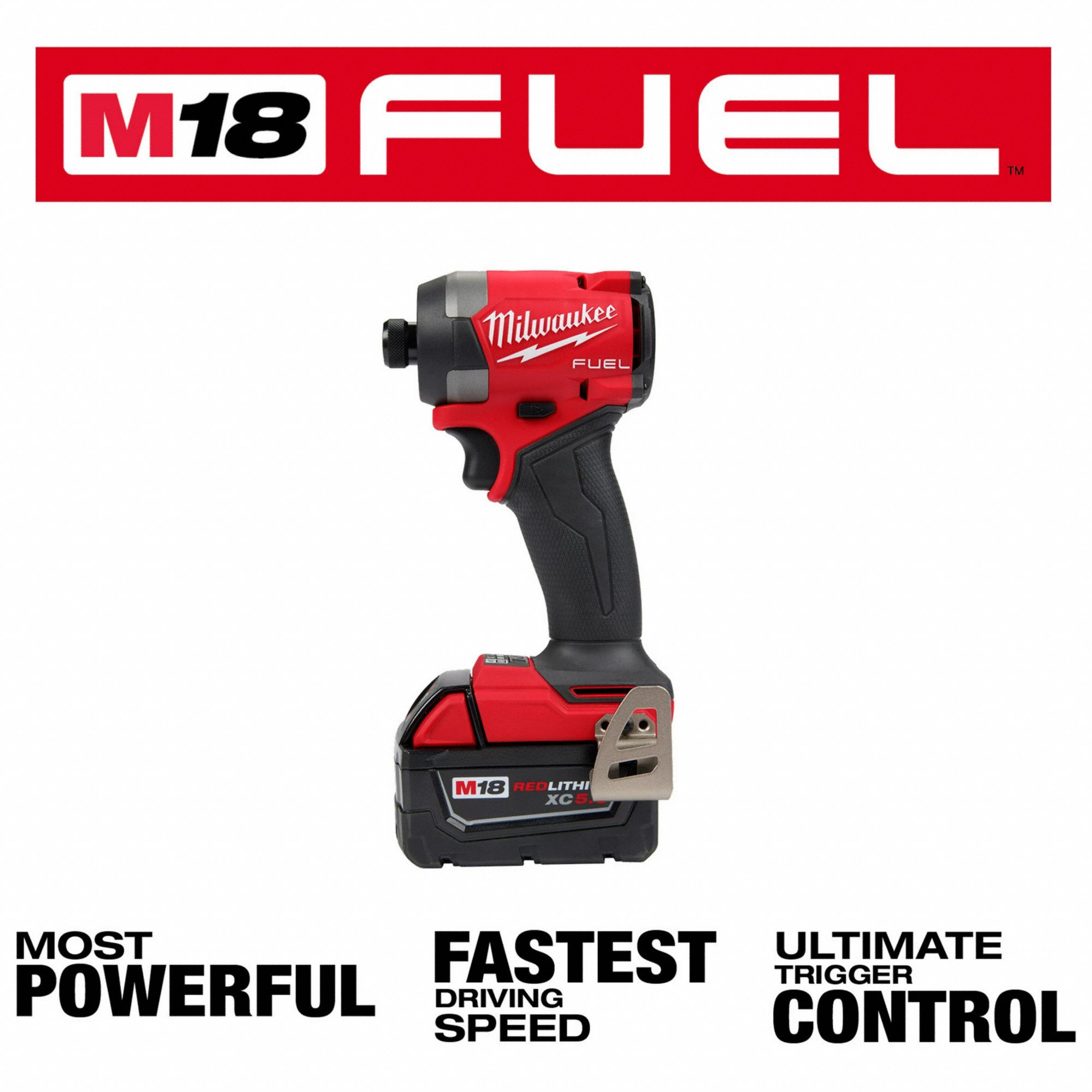 MILWAUKEE Impact Driver Kit 2,000 inlb Max. Torque, 3,900 RPM Free