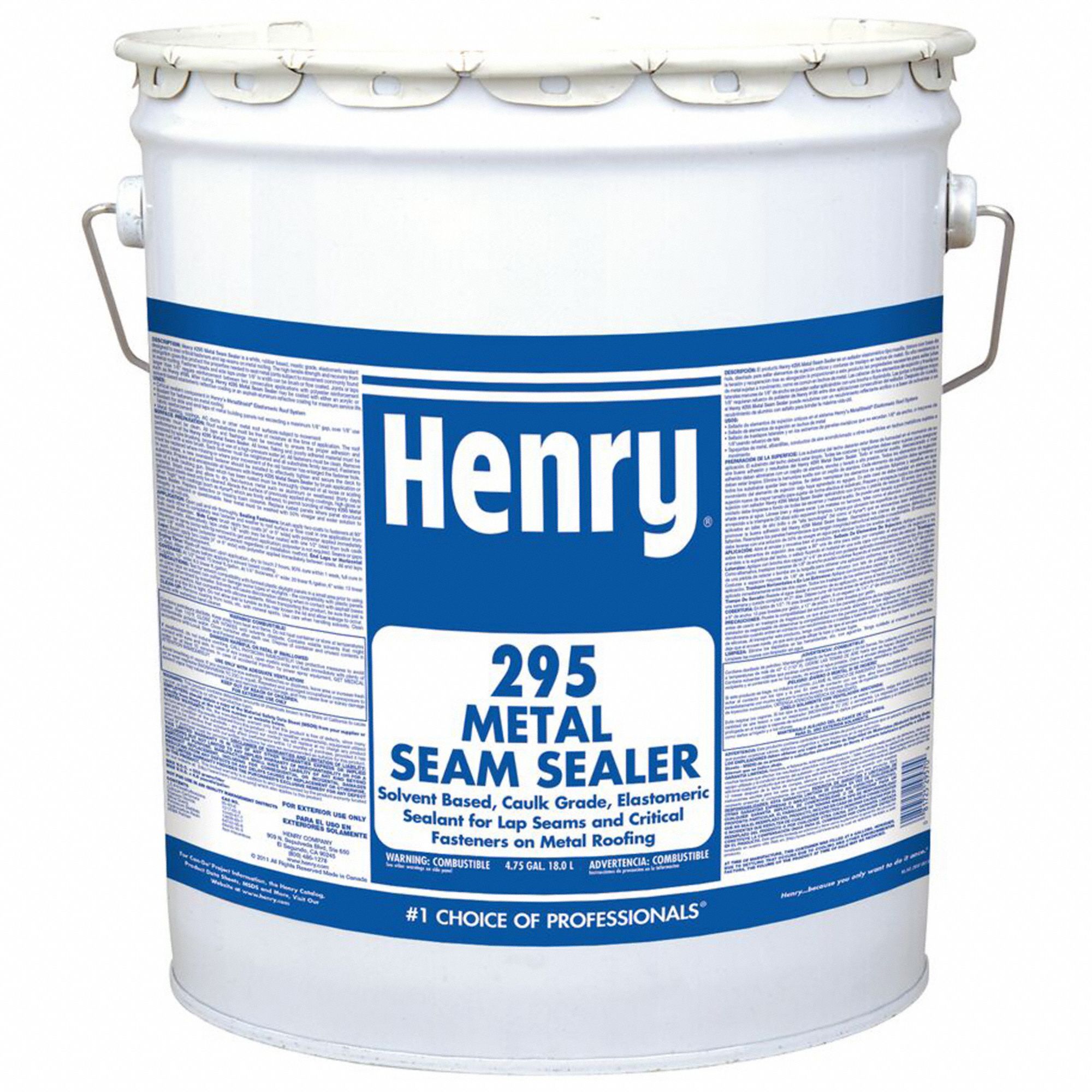 HENRY, Acrylic Roof Coatings, Acrylic, Seam Sealer 793HY9HE295075