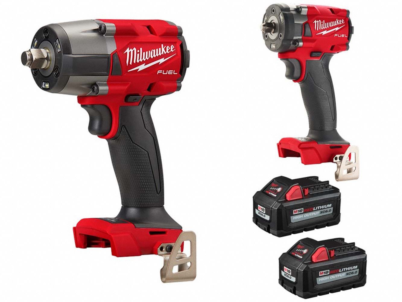 M18 1/2" IW+3/8" IW+2PK XC6.0 Battery