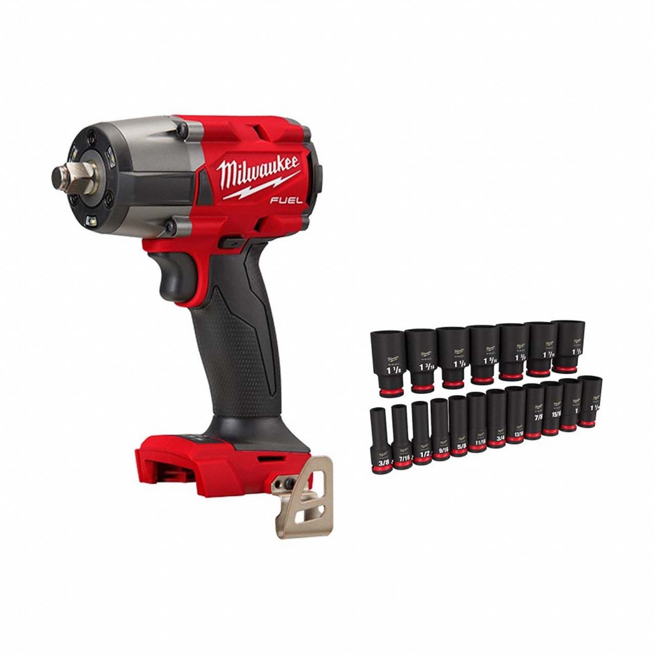 M18 FUEL 1/2" MTIW + 19PC Socket Set