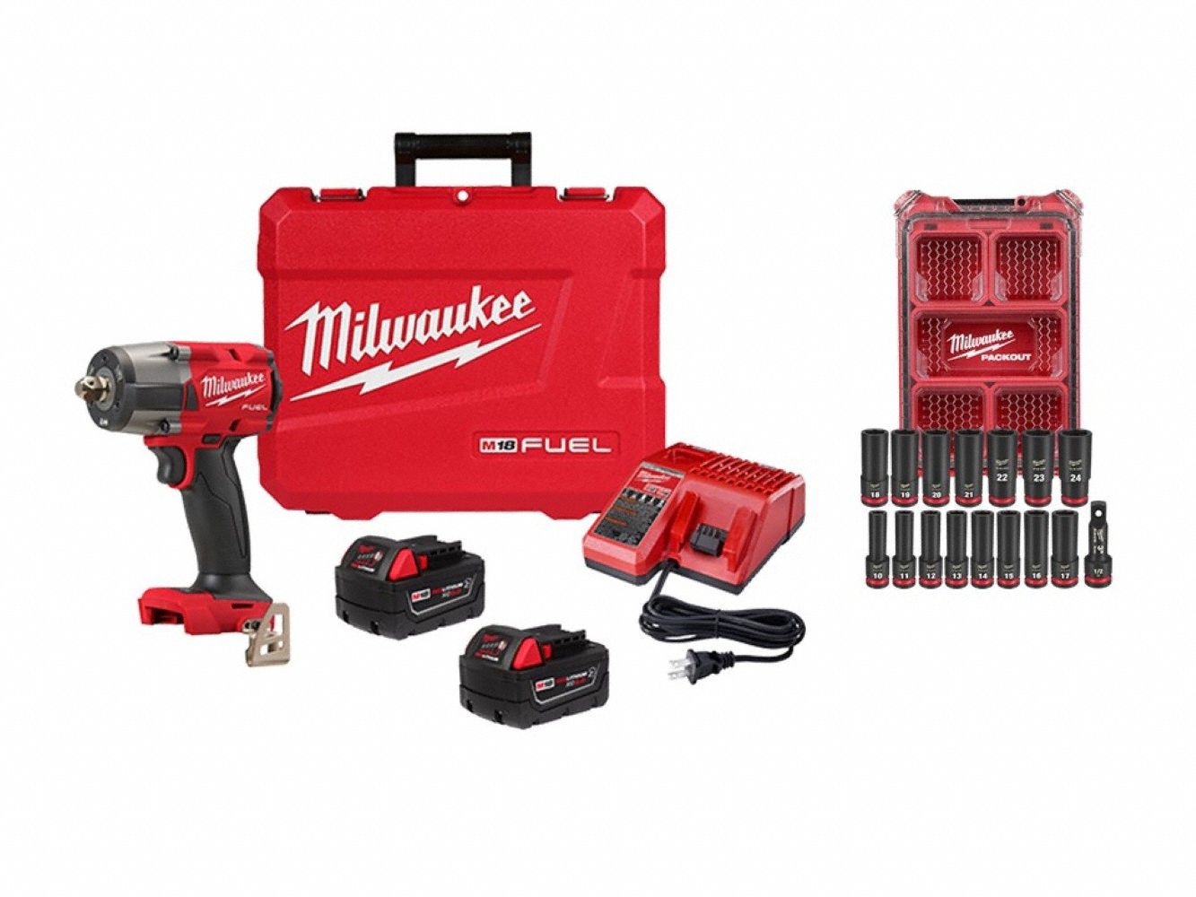 M18 FUEL 1/2  MTIW + MM Socket Set