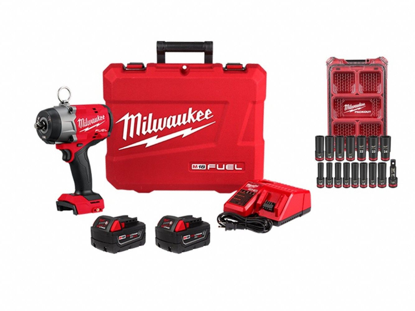 M18 FUEL 1/2 HTIW + MM Socket Set