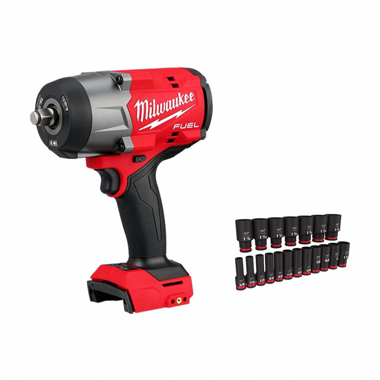 M18 FUEL 1/2" HTIW + 19PC Socket Set